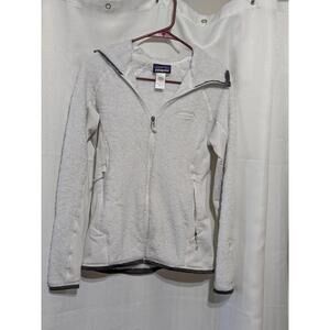 Patagonia Women's White Fleece Jacket Size S